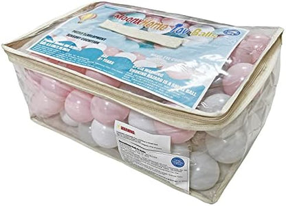MoonxHome Ball Pit Balls for Toddlers, BPA Free Crush Proof Plastic Toy Balls for Ball Pit, Children's Pool Water Toys, Macaron Ocean Balls for Play Tent 2.15 Inch Pack of 100…