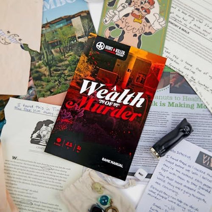 Hunt A Killer: A Wealth of Murder, an Immersive True Crime Experience, for Fans of Criminal Minds and Forensic Files, Includes 120-150 Minutes of Explicit Content, Appropriate for Ages 14+