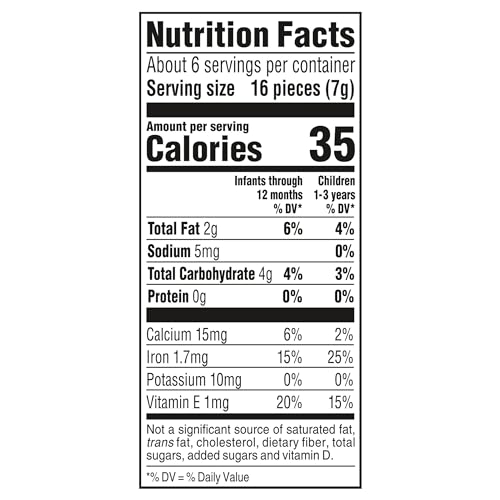 Gerber Stage 3 Baby Food Snacks, Apple Sweet Potato Lil' Crunchies, Snacks for Babies, Baby Led Feeding, 6-Pack
