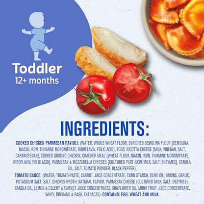 Gerber Toddler Food, Chicken Parmesan Ravioli Pick-Ups, Mealtime for Toddler, 8PK