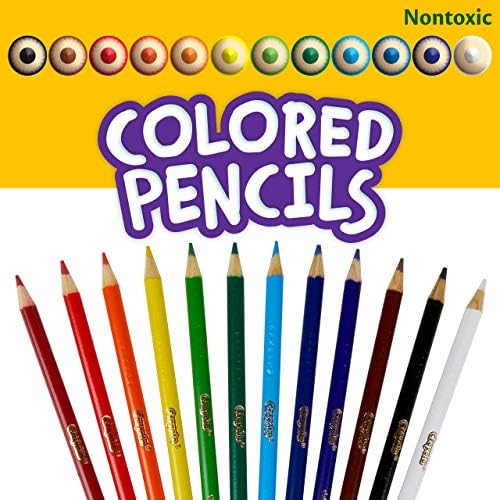Crayola Bulk Colored Pencils for Kids (24pk), Essential Back to School Supplies For Teachers, Bulk Preschool & Kindergarten Classroom Must Haves, 12 Colors