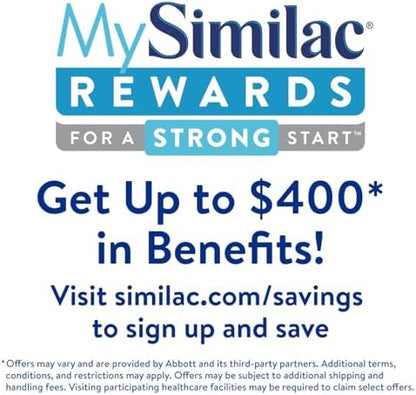 Similac 360 Total Care Infant Formula, Has 5 HMO Prebiotics, Our Closest Prebiotic Blend to Breast Milk, Non-GMO, Baby Formula, Ready to Feed, 8-fl-oz Bottle, Pack of 24