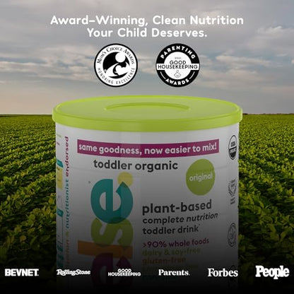 Else Nutrition Toddler Formula 12-36 mo., Plant Based Toddler Nutritional Drink - Soy & Dairy Free, Lactose Free - Complete Baby Formula (12-36 mo.), Protein Powder w/ 20+ Vitamins (22oz, 6-Pack)