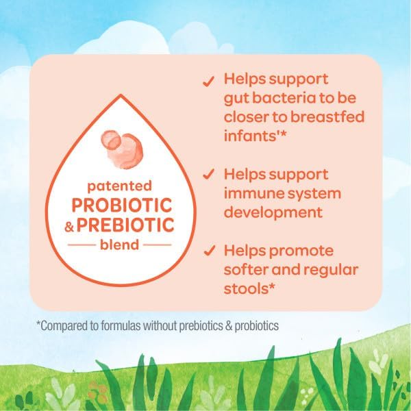 Happy Baby Organics Stage 1 Infant Formula, 0 12 Months, Milk Based Organic Baby Formula Powder with Iron, Probiotics & Prebiotics for Immune & Digestive Support, 22.9 Ounce (Pack of 3)