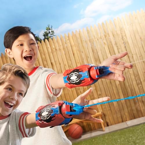 Marvel Spider-Man Real Webs Ultimate Web Blaster, 2-in-1 Blaster, Role Play Toy, Spider-Man Costume, Spider-Man Toys for Kids 5 and Up