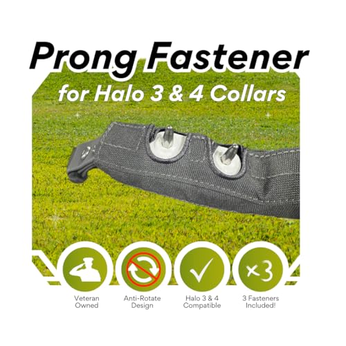 US Veteran-Made Prong Fastener – Secure Adapter for Halo 3 & 4 Collar Prongs | Prevents Unthreading & Loss | 3-Pack