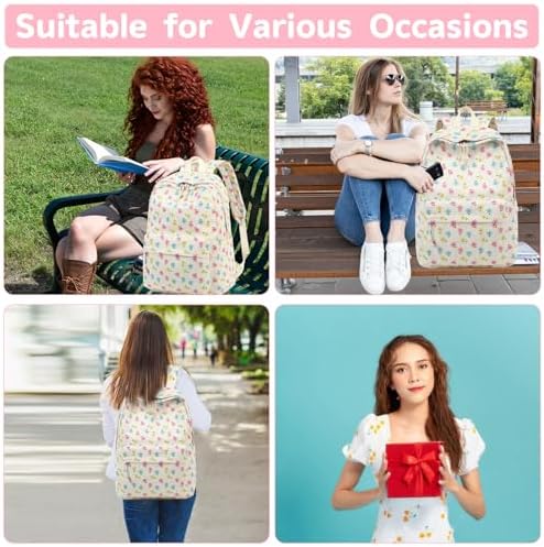 School Backpack for Teen Girls Bookbags Elementary High School Corduroy Laptop Bags Women Travel Daypacks