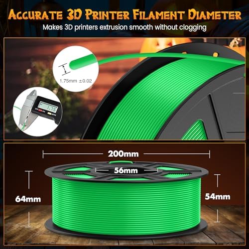 SUNLU Fluorescent PLA 3D Printer Filament, PLA Filament 1.75mm, Brighter Color for Halloween Decoration, Neatly Wound Filament, Fit Most FDM 3D Printer, 1kg Spool, Fluorescent Purple