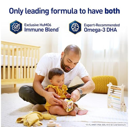 Enfamil NeuroPro Baby Formula, MFGM* 5-Year Benefit, Expert-Recommended Brain-Building Omega-3 DHA, Exclusive Immune Supporting HuMO6 Blend, Infant Formula Powder, Baby Milk, 28.3 Oz