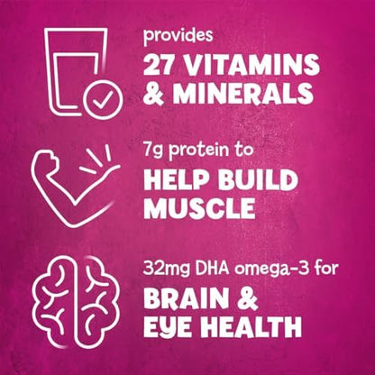 PediaSure Grow & Gain with Immune Support, 27 Vitamins & Minerals for Kids, 7g Protein, Non-GMO, Gluten-Free, Chocolate, 8-fl-oz Bottle, Pack of 24