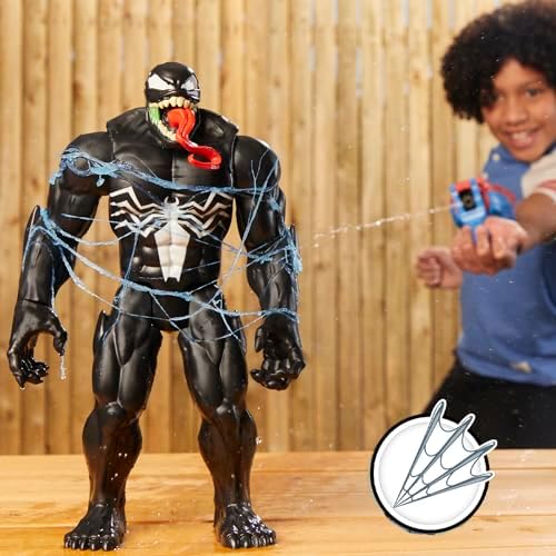 Marvel Spider-Man Real Webs Ultimate Web Blaster, 2-in-1 Blaster, Role Play Toy, Spider-Man Costume, Spider-Man Toys for Kids 5 and Up