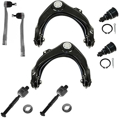 TRQ Front Steering & Suspension Kit Ball Joint Control Arm with Ball Joint Tie Rod Compatible with 2001-2003 Acura CL 1999-2003 TL 1998-2002 Honda Accord