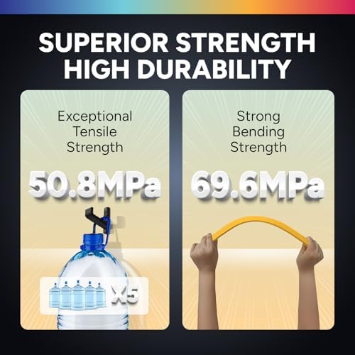 OVERTURE 4KG Bundle PETG 3D Printer Filament 1.75mm, Neatly Wound Durable PETG 4 Pack 1kg(2.2lbs), Strong Toughness Filament, Dimensional Accuracy +/- 0.02mm, Fit Most FDM Printers (Black*2+White*2)