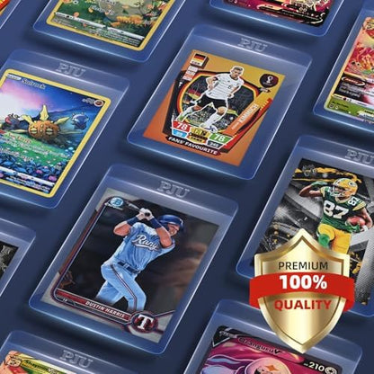 1000ct Semi Rigid Card Holders & 1000ct Card Sleeves for PSA, SGC, BGS, CSG Graded Card Submissions, Semi Rigid Card Sleeves, Baseball Card Protectors, PSA Graded Card Sleeve for Trading Card