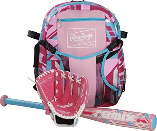 Rawlings | REMIX T-Ball & Youth Backpack Equipment Bag | Baseball/Softball | Multiple Colors