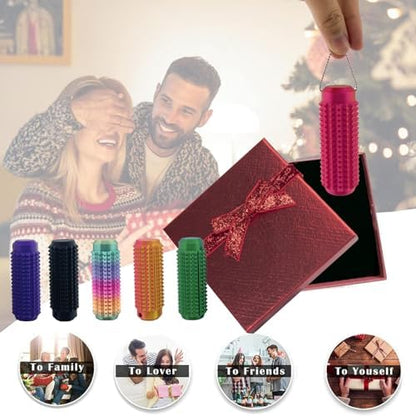 Little Ouchies Fidget, Pocket Mini Fidget Toy for Adults, Pain Stim Fidget, 3D Printed Venting Key Pendant, 5pcs Spiky Grippie Stim Keychain for Anxiety Relief Positive, Novelty Gifts for Friends