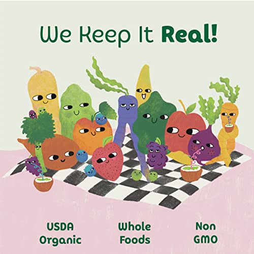 Sprout Organics Baby Food, Root Veg & Beef, Creamy Veg & Chicken, Plant-Based Chickpea Protein Pack, 8+ Months, 4 Oz Purees (Pack of 18)