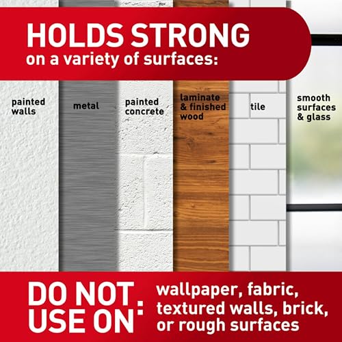 Command 4 lb Small Picture Hanging Strips 36 Pairs (72 Strips), Damage-Free Hanging Picture Hangers, No Tools Wall Hanging Strips for Home Decor, White Adhesive Strips