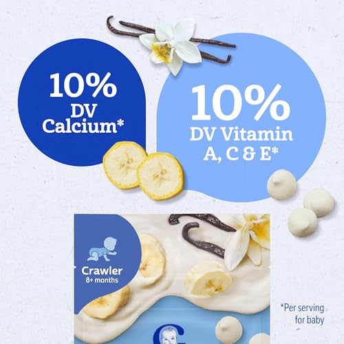 Gerber Baby Snacks Yogurt Melts, Banana Vanilla, 1 Ounce (Pack of 7)