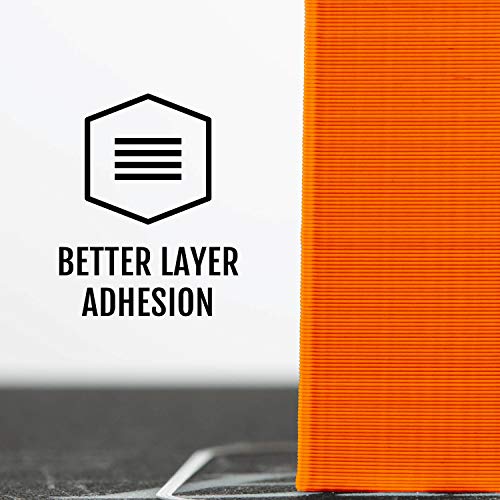 HATCHBOX 1.75mm Orange PLA 3D Printer Filament, 1 KG Spool, Dimensional Accuracy +/- 0.03 mm, 3D Printing Filament