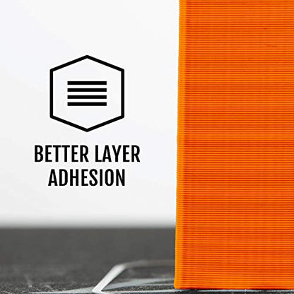 HATCHBOX 1.75mm Orange PLA 3D Printer Filament, 1 KG Spool, Dimensional Accuracy +/- 0.03 mm, 3D Printing Filament