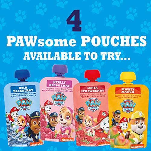 Paw Patrol Mighty Mango Organic Mixed Fruit Squeeze Pouch, 3.5 Ounce (Pack of 10)