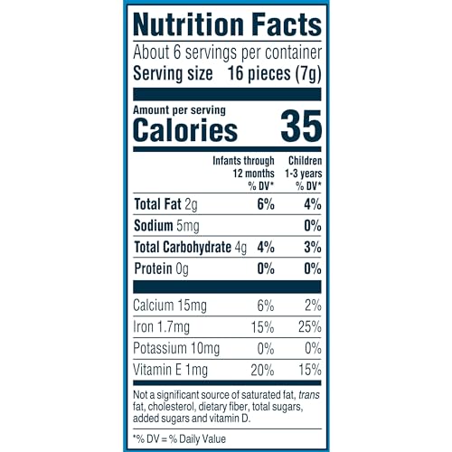 Gerber Stage 3 Baby Food Snacks, Apple Sweet Potato Lil' Crunchies, Snacks for Babies, Baby Led Feeding, 6-Pack