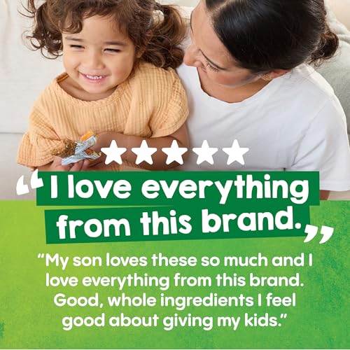 Happy Tot Organics Fiber & Protein Soft-Baked Oat Bars Toddler Snack Apple & Spinach, 0.88 Ounce Bars, 5 Count Box (Pack of 6)