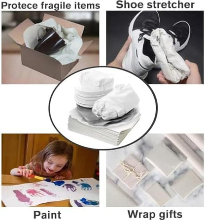 12 * 12 inch Packing Paper for Moving 500 Sheets Protecting Fragile China and Glasses,Small Wrapping Paper for Shipping and Moving Box Filler (500 sheets)
