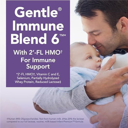 Amazon Brand - Mama Bear Gentle Premium Baby Formula Powder, DHA for Brain Support, Gentle Immune Blend 6, 2'FL HMO, For Fusiness, Crying & Gas, 21.5 oz, 1.34 pound (Pack of 1)
