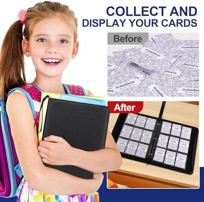 Premium 9-Pocket Card Binder 720 Capacity, Zippered Trading Card Holder for MTG, Sports & Collectible Cards – Acid-Free, Durable & Travel-Friendly Storage (Purple, 9 Pocket)