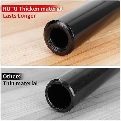 Handlebars 7/8 Inch for Motorcycle,RUTU Upgraded Universal Dirt Bike Handle Bar with Crossbar Pad Mid-Rise Mini Bike Pit Bike Handlebar for Motocross ATV Quad - Red