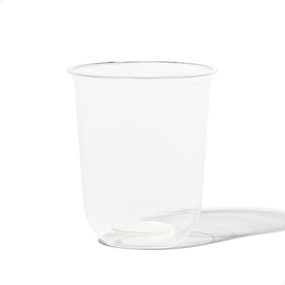 TOSSWARE NATURAL Arc - Plant Based Cups 16 oz - Plastic Alternative Cups for Parties, Bachelorettes, Weddings - Recyclable Clear Cold Cups - Set of 1000