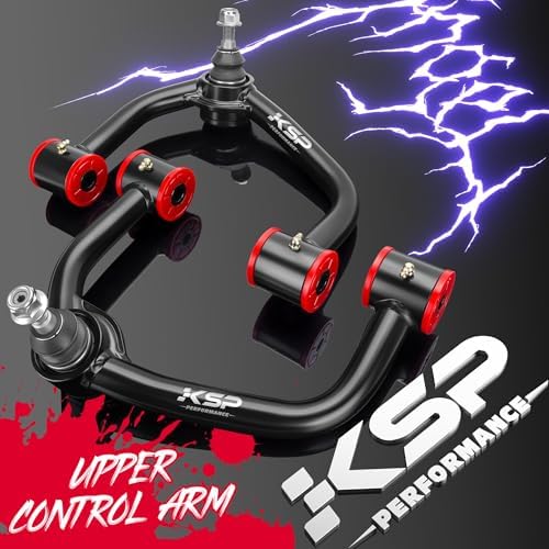 KSP 2-4inch Upper Control Arms Compatible with F-150, Suspension Kits Tubular Black Arms Alignment Lift 2 to 4” for 2004-2020 F150, Replacement Factory/Stock Suspension Arms, 2nd Generation