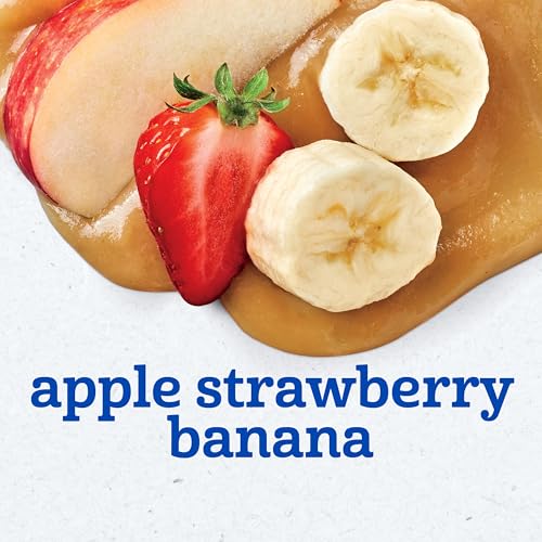 Gerber Stage 2 Baby Food, Apple Strawberry Banana Puree Tubs, No Added Colors or Flavors, Baby Puree, 16-Pack