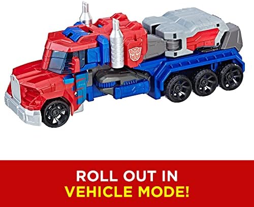 Transformers Toys Heroic Optimus Prime Action Figure - Timeless Large-Scale Figure, Changes into Toy Truck - Toys for Kids 6 and Up, 11-inch (Amazon Exclusive)