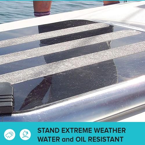 LifeGrip Anti Slip Transparent Anti Slip Tape, 2 inch by 38 feet, Non-Slip Traction Grip Tape to Tubs, Boats, Stairs, Clear, Soft, Comfortable for Bare feet (2" X 38')