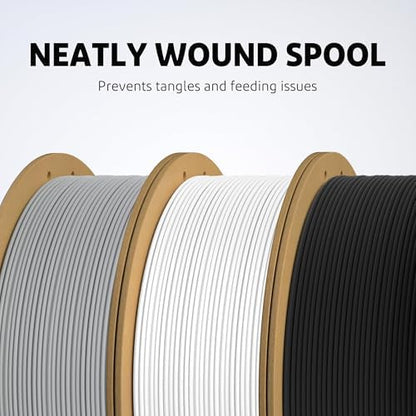 ELEGOO Matte PLA Filament Ice Blue 1KG, 1.75mm 3D Printer Filament Dimensional Accuracy +/- 0.02mm, 1kg Carboard Spool (2.2lbs) for Most FDM 3D Printers
