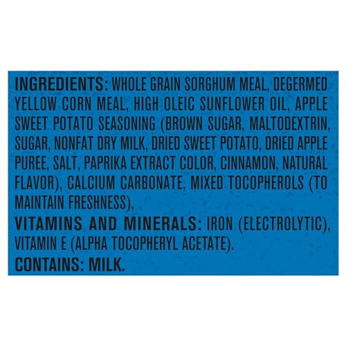 Gerber Stage 3 Baby Food Snacks, Apple Sweet Potato Lil' Crunchies, Snacks for Babies, Baby Led Feeding, 6-Pack