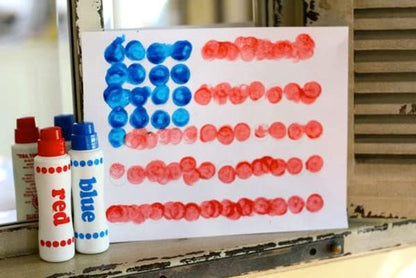 Do A Dot Art! Markers 6-Pack Rainbow Washable Paint Markers, The Original Dot Marker, Activity Craft Coloring Supplies for Kids and Toddlers, Made in the USA