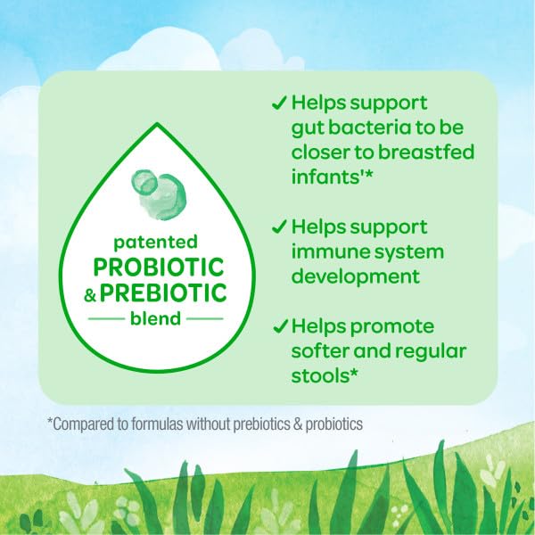 Happy Baby Organics Stage 2 Infant Formula, 6 12 Months, Milk Based Organic Baby Formula Powder with Iron, Probiotics & Prebiotics for Immune & Digestive Support, 22.9 Ounce (Pack of 3)