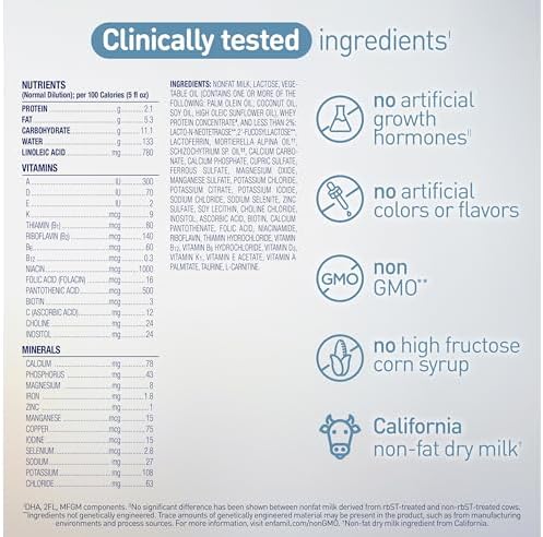 Enfamil Optimum (Enspire), Our Closest Formula to Breast Milk, Immune-Supporting Lactoferrin and Brain-Supporting DHA Baby Formula, Powder 30 Oz Refill, Pack of 4