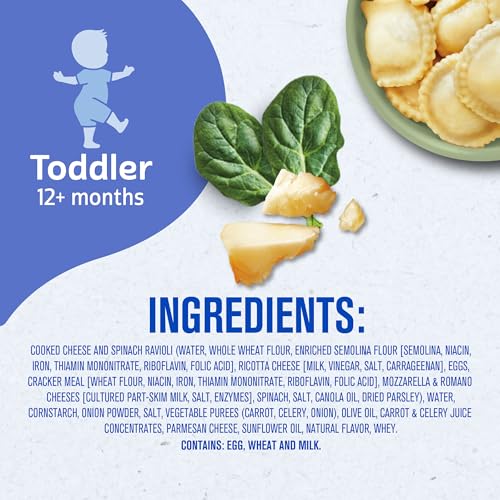 Gerber Pick-ups Cheese & Spinach Ravioli, 6 Ounce (Pack of 8)