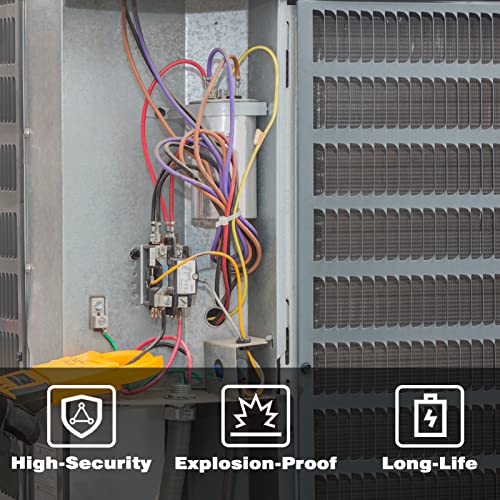 45/7.5 uF 45+7.5 MFD 370V or 440V Dual Run Start Round A/C Capacitor CBB65 CBB65B Air Conditioner Capacitors for AC Unit Fan Motor Start or Heat Pump or Condenser Straight Cool