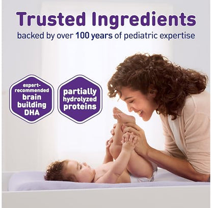Enfamil Gentlease Baby Formula, Clinically Proven to Reduce Fussiness, Crying, Gas & Spit-up in 24 hours, Brain-Building Omega-3 DHA & Choline, Infant Formula Powder, Baby Milk, 19.9 Oz Can, 4 Count