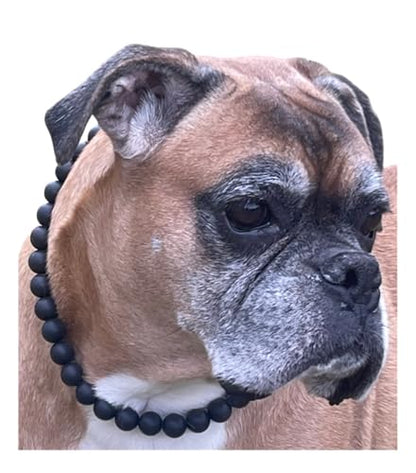 Dog Necklace (X-Small (12"), Solid, Black)
