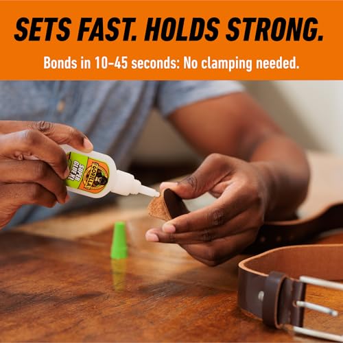 Gorilla Super Glue Gel XL, Clear Glue, 25 Gram (Pack of 6) - All Purpose and Fast Setting for Projects and Repairs