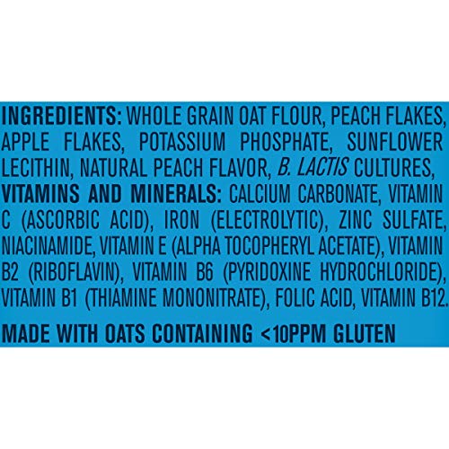 Gerber Baby Cereal 2nd Foods Probiotic, Powerblend, Oatmeal Lentil Peach Apple, 8 Ounce (Pack of 6)