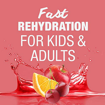 Pedialyte Advanced Care Electrolyte Solution, 1 Liter, 8 Count, with PreActive Prebiotics, Hydration Drink, Cherry Punch (Pack of 2)