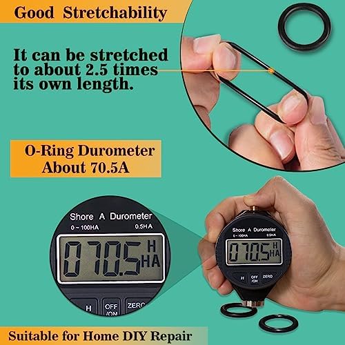 32 Size SAE O Ring Assortment Kit 1086 Pcs Standard Buna-N Rubber O'ring Set with 4 Pick & Hook for Automotive Hydraulic Faucet Plumbing Sealing Repair ID:1/8-2 Inch